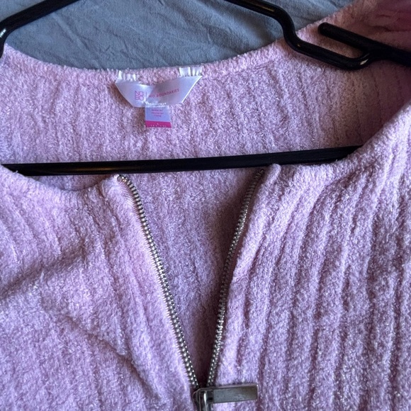 Nobo No Boundaries Women’s L 1/2 Zip Collared Sweater Crop top NWOT - Picture 6 of 11